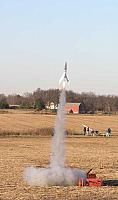 Fred Ziegler's Upscale Quark launch - Very Cool Flight!