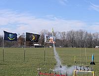 Eldred's rear ejection rocket