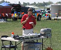 Scott announcing the 9/11 tribute