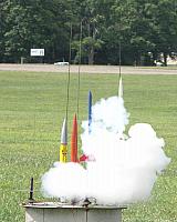 Somewhere in the smoke is Dan's Hydra 7