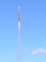 A Jay Calvert rocket on a redline