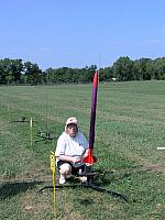 Kathy Miller and her Viper almost ready to go