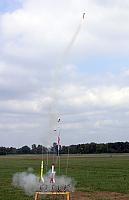 Roger suffered a cato. That's the motor stuffer tube burning above it