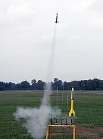 Estes Guardian launch/ My Super Big Bertha clone on the pad