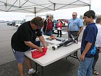 Roger preps his SA-14 Archer for his Uncle's Memorial launch