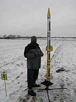 Eldred and his two stage Crayola Crayon roc