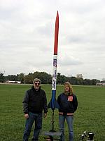 Fred and Jodi and the Tiger rocket ready to go!