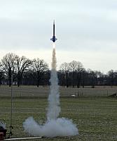 Another of Carl's recyclable container rockets