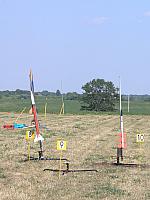 Emily Palmer's Sandhawk (L), Chris Timm's 3 stage Omega (R), Tom Kurecka's scratch built (background)