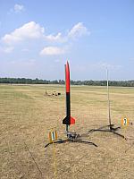 My Condor. It flew to 2,366' on a Loki I430. Successful dual deployment flight.