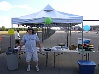 We celebrated Dale's birthday. A celebrity for sure.