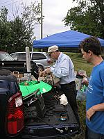 Tony and Scott prep another Barbie flight