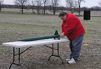 Rob Dickinson and his L1 rocket