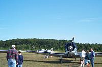 Gyrocopter - T-6 in the foreground